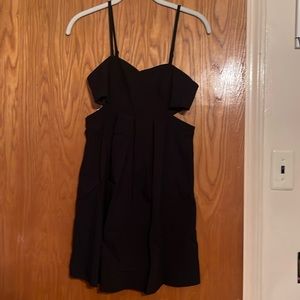 Black Dress with Cut Outs